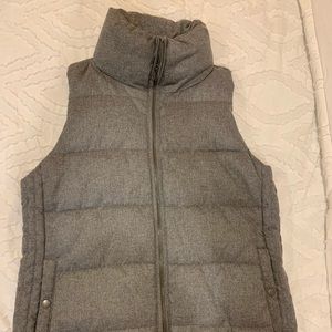 Gray Puffy Vest